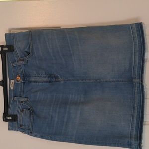 J. Crew denim jean skirt size 30